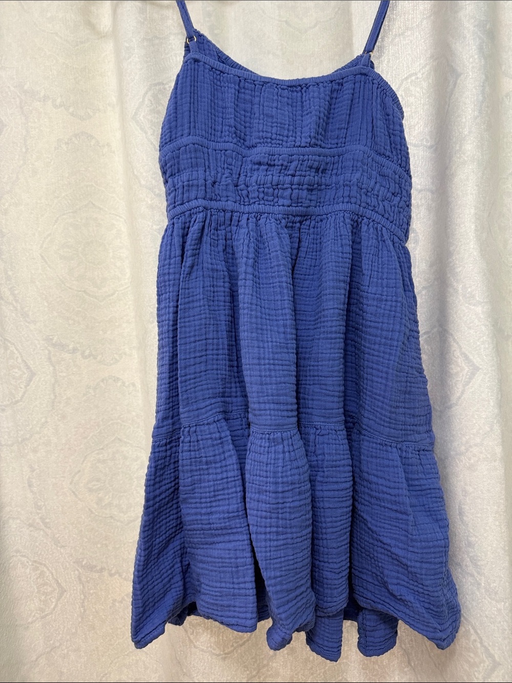 LOFT Textured Spaghetti-Strap Top/Dress - Picture 3 of 3